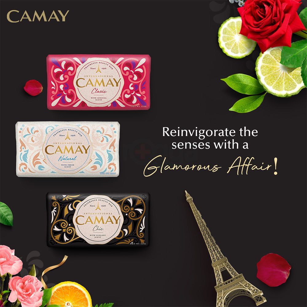 Camay Chic Fragrance Beauty Bar 125gm  