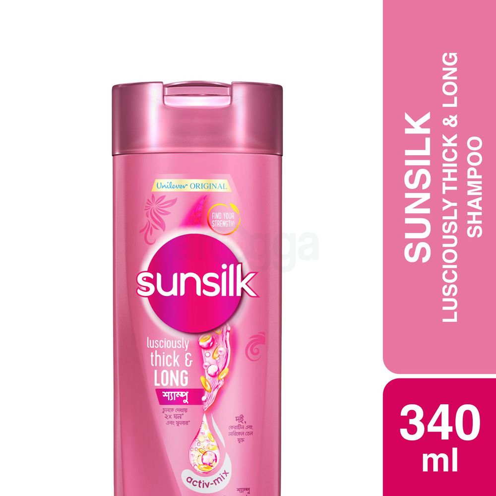 Sunsilk Shampoo Lusciously Thick & Long 340ml  