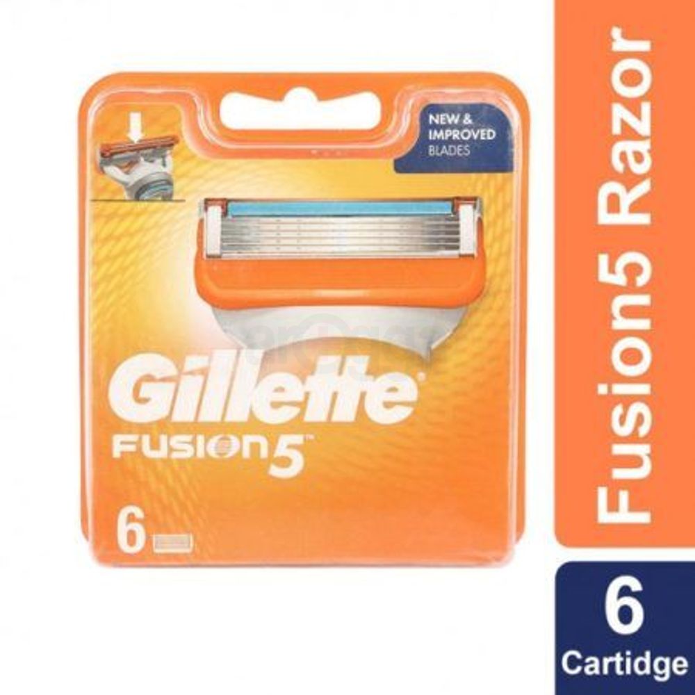 Gillette Fusion Manual Shaving Razor Blades – 6s Pack (Cartridge)  razor_blade