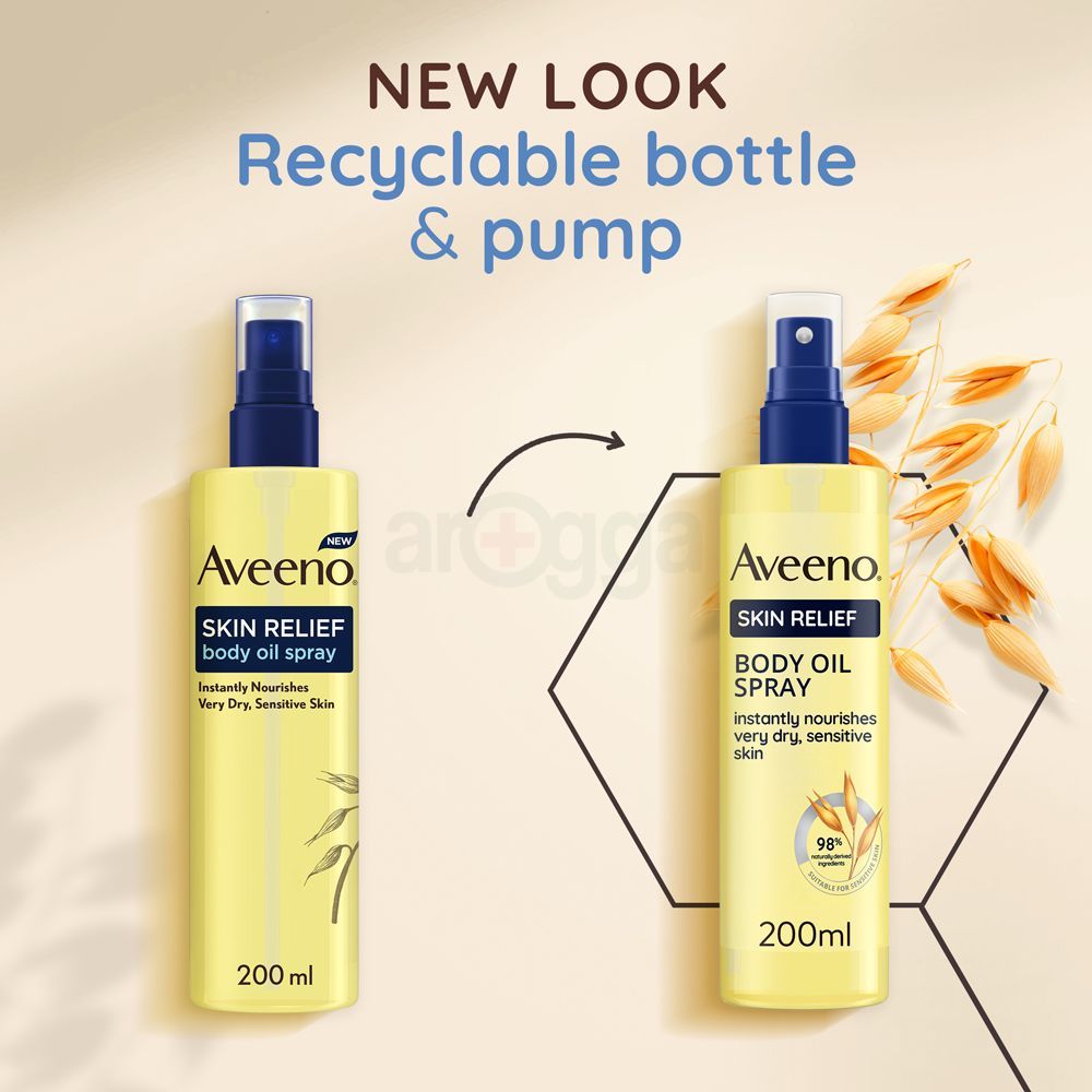 Aveeno Skin Relief Body Oil Spray with Oat Oil & Jojoba Oil 200ml  
