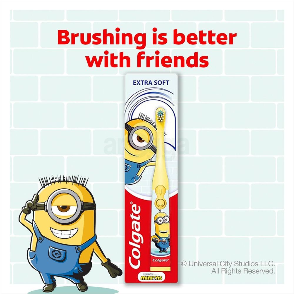 Colgate Minions Edition Kids Battery Toothbrush   