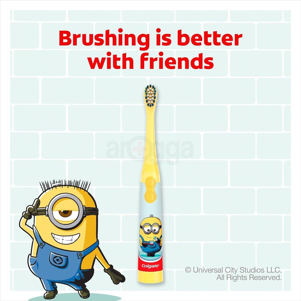 Colgate Minions Edition Kids Battery Toothbrush   