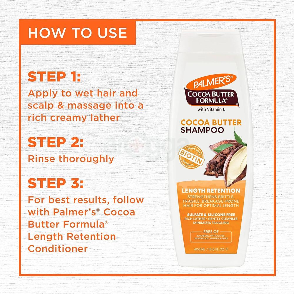 Palmer's Cocoa Butter with Vitamin E Formula Length Retention Shampoo for Breakage-prone Hair  