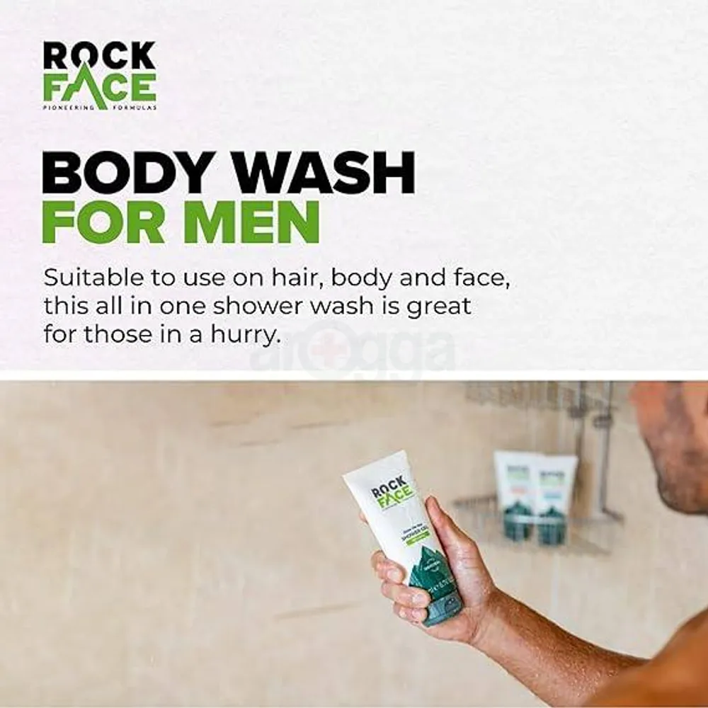 Rock Face Men's Shower Gel Original Citrus Fresh   
