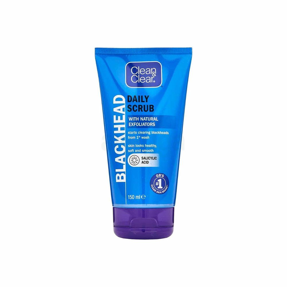 Clean & Clear Blackhead Daily Scrub with Natural Exfoliators & Salicylic Acid  