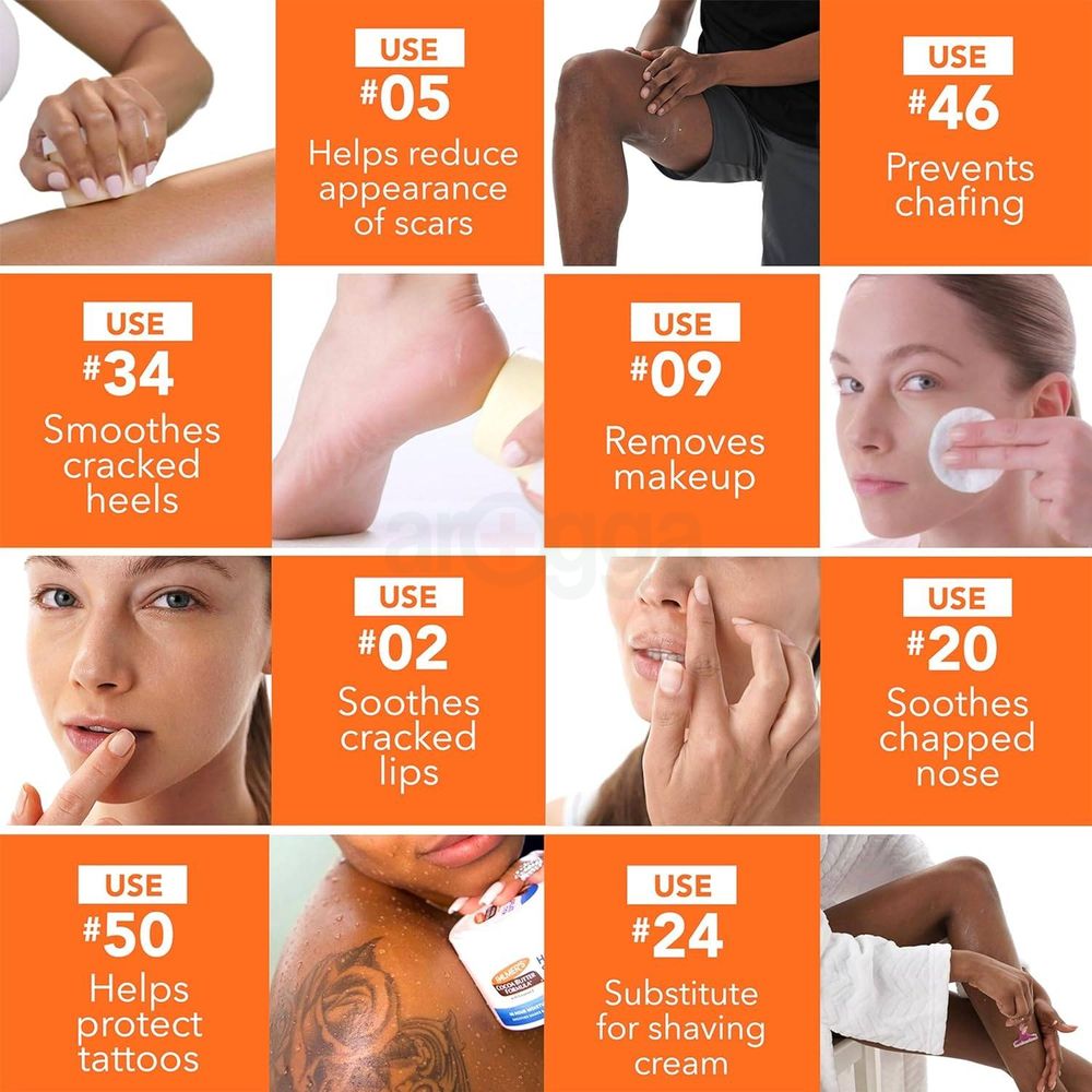 Palmer's Cocoa Butter Softens 48 Hour Moisturiser Cream with Vitamin E for Dry Skin  