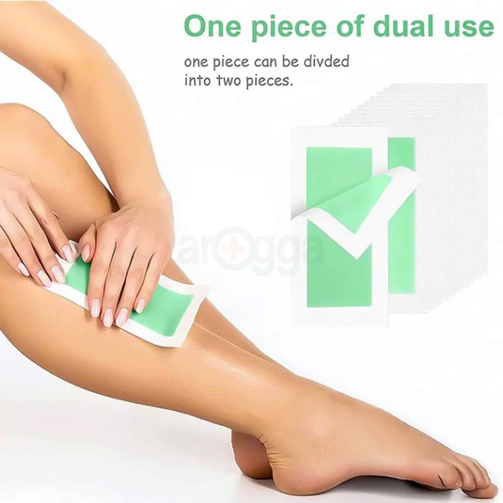 Beauty Formulas Vitamin E 40 pcs Wax Strips Hair Remover For Leg & Body  