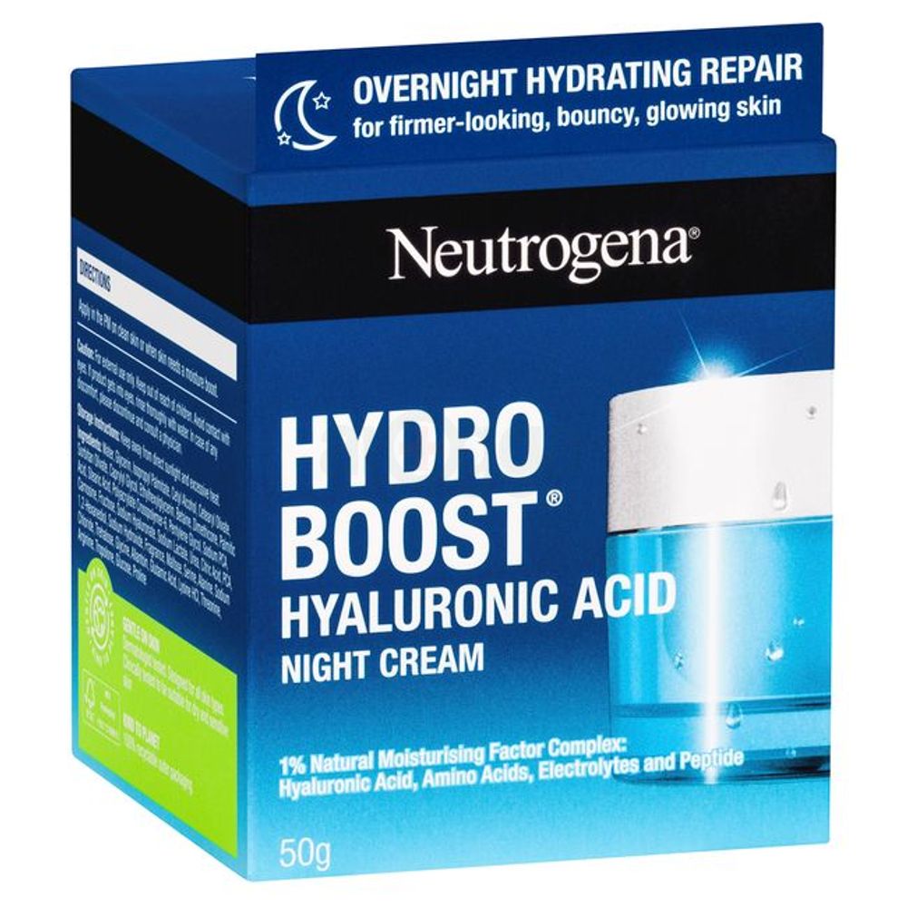 Neutrogena Hydro Boost Hyaluronic Night Cream for All Skin Types  