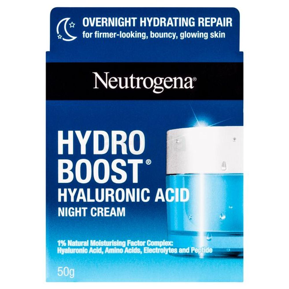 Neutrogena Hydro Boost Hyaluronic Night Cream for All Skin Types  