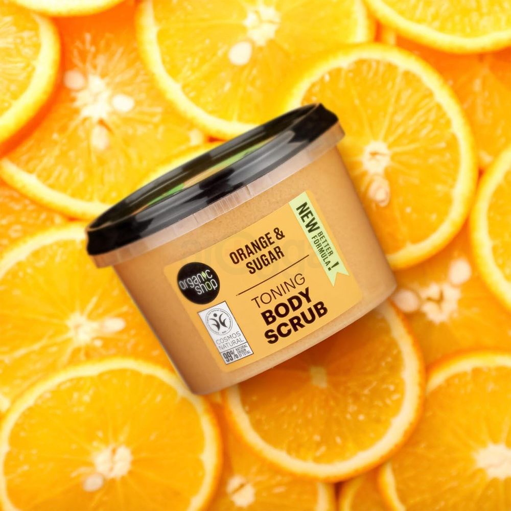 Organic Shop Orange & Suger Toning Body Scrub   