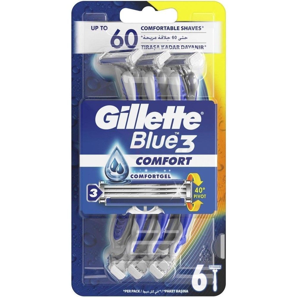 Gillette Blue 3 Comfort 6 pcs Razor  