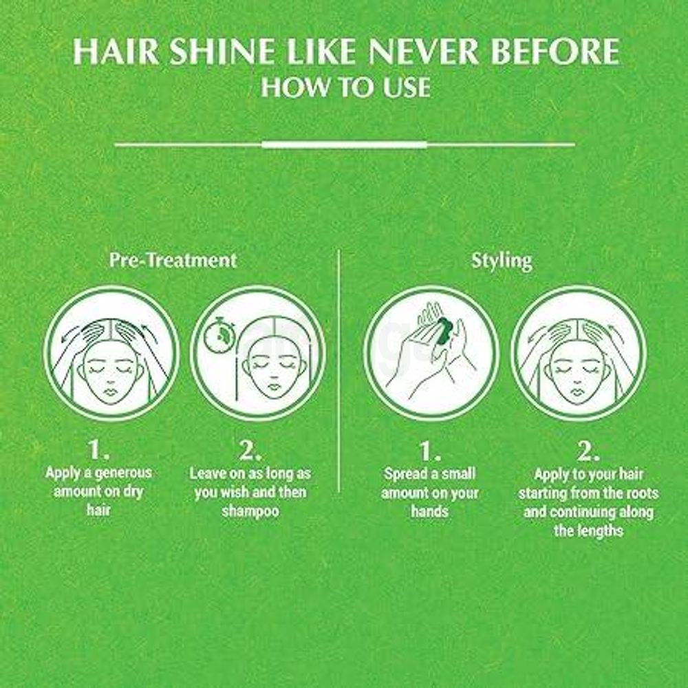 Vatika Nourish & Protect Styling Hair Cream with Olive Henna & Almond  