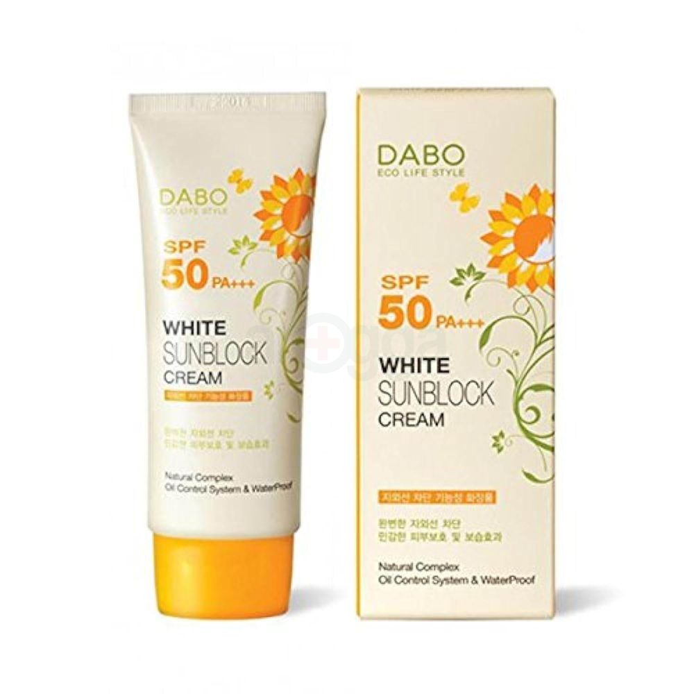 Dabo White Sunblock Cream Power Sun Shield SPF 50 PA+++ 70ml  