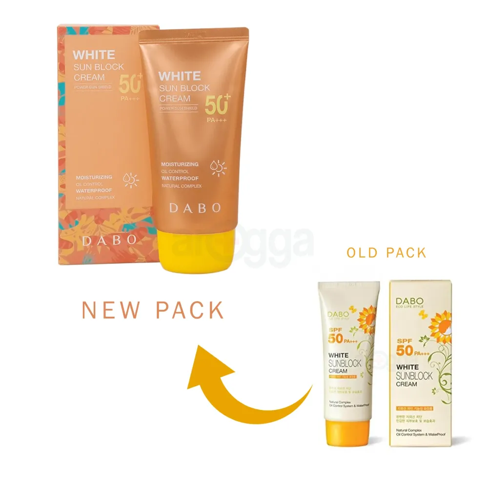 Dabo White Sunblock Cream Power Sun Shield SPF 50 PA+++ 70ml  