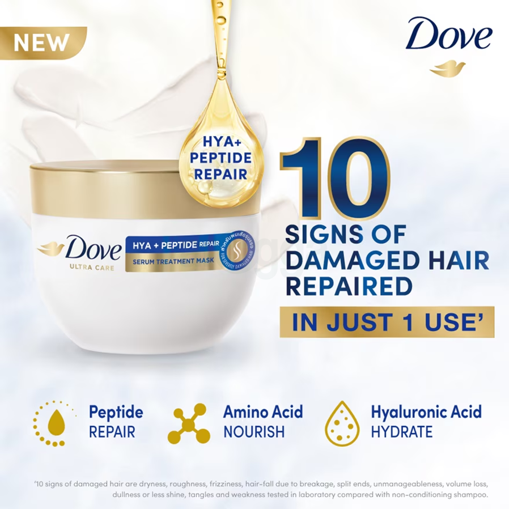Dove Ultra Care HYA + Peptide Repair Serum Treatment Mask  