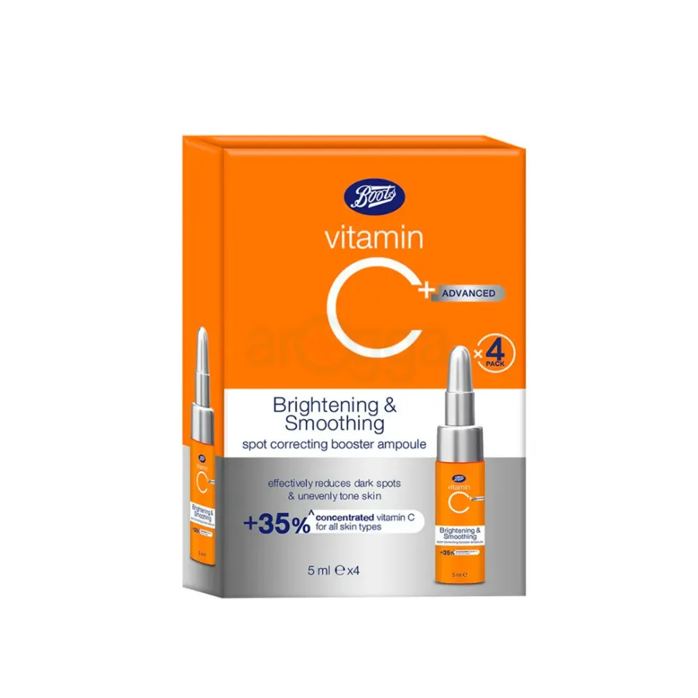 Boots Vitamin C Advanced Dark Spot Correcting Booster Serum (4 Pack Set)  