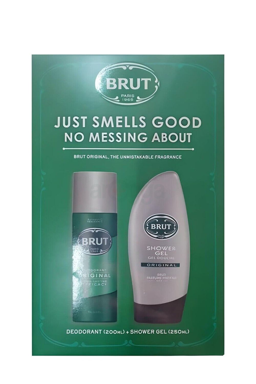 Brut Set Original 2Pc's Set (Deodorant Spray+Shower Gel)  