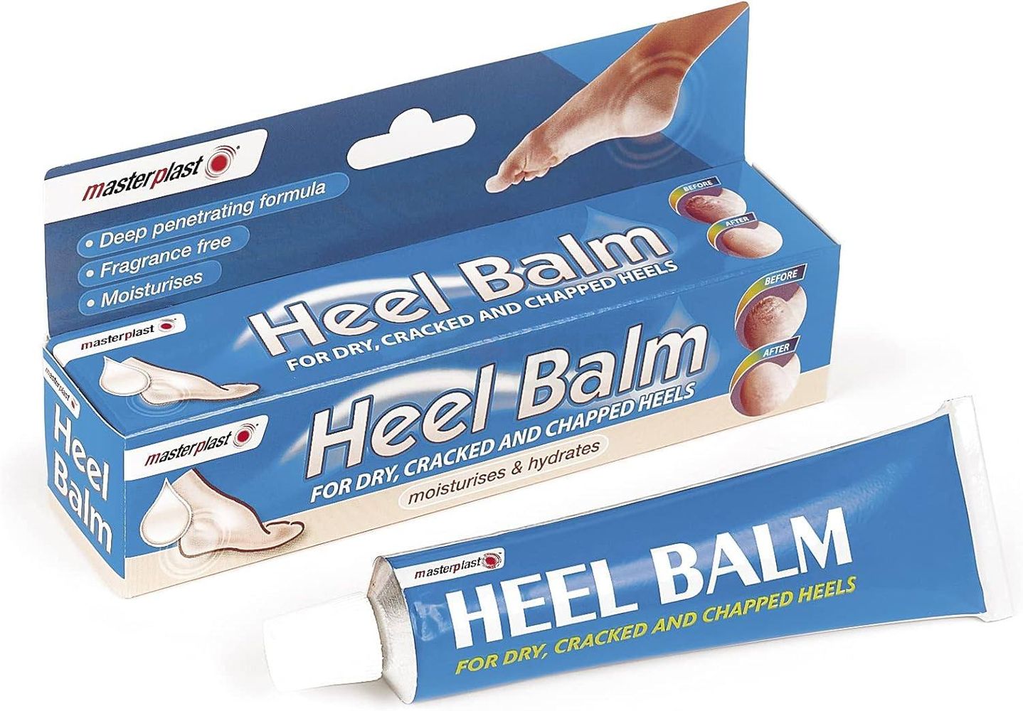 MasterPlast Moisturises & Hydrates Heel Balm for Dry, Cracked & Chapped Heels  