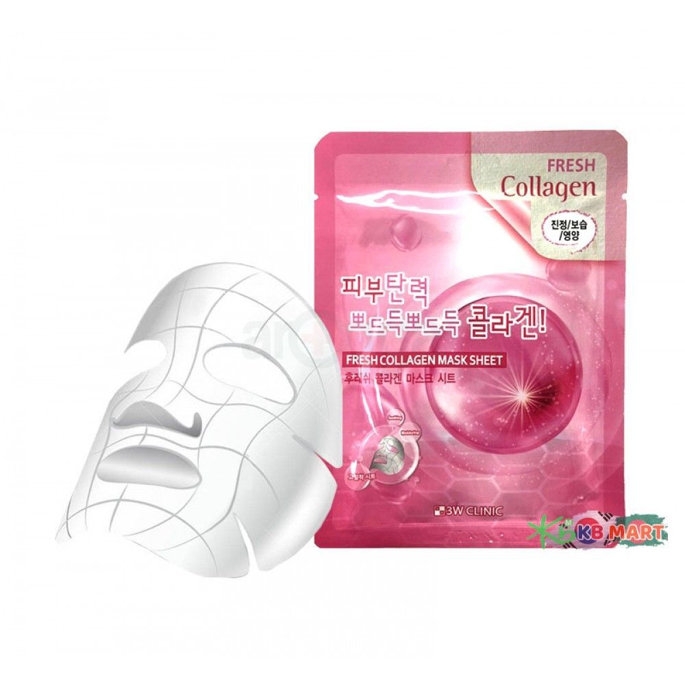 3W Clinic Fresh Collagen Sheet Mask  