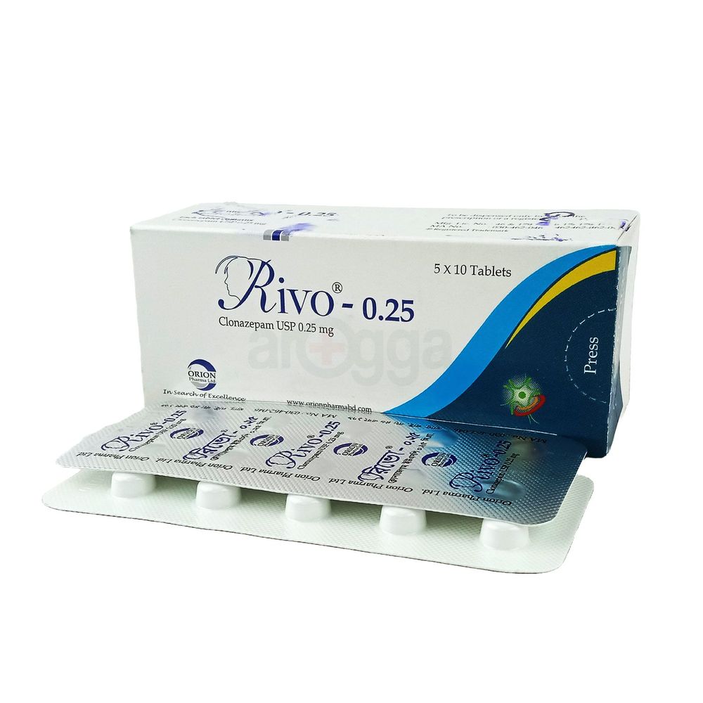 Rivo 0.25 0.25mg tablet