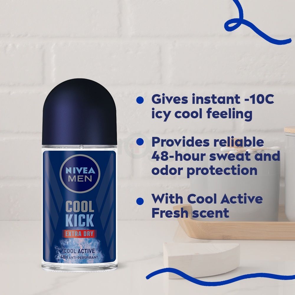 Nivea Men Roll On Cool Kick 25ml  