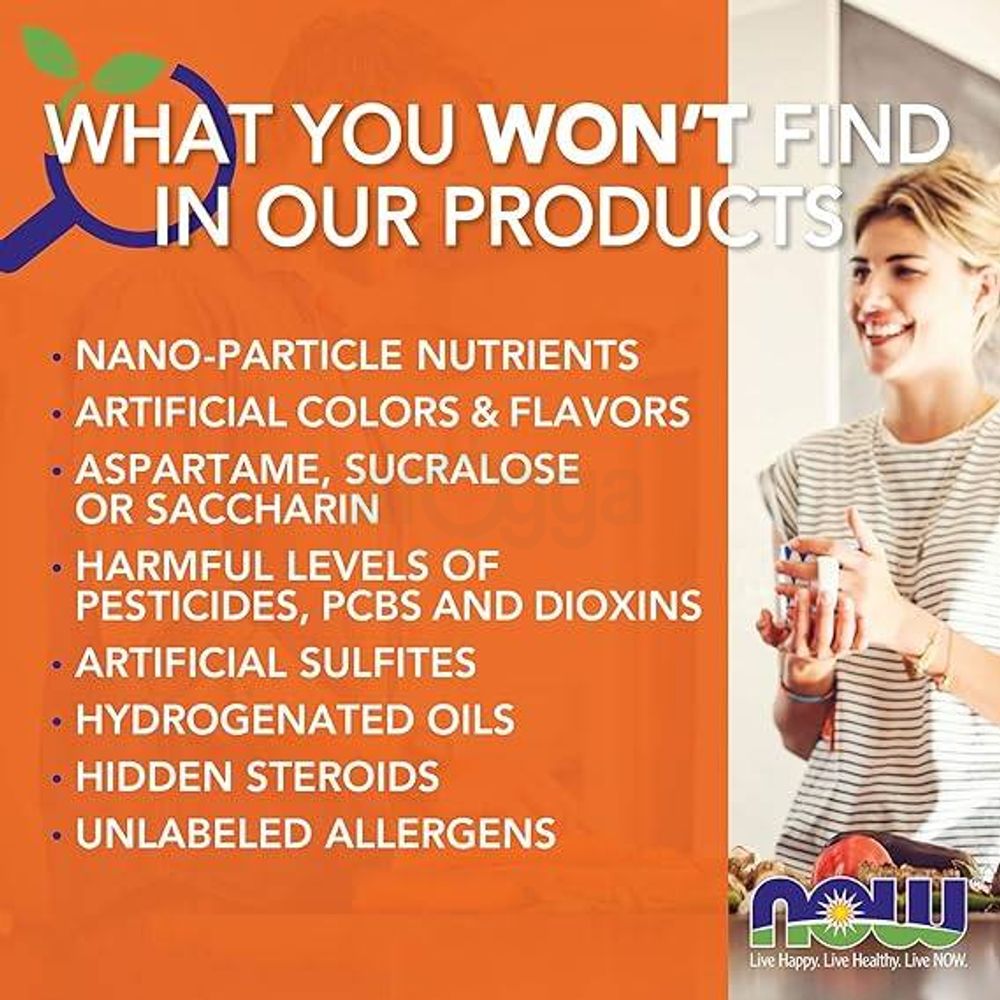 NOW Foods L-Glutamine 500MG 120 Veg Capsules  