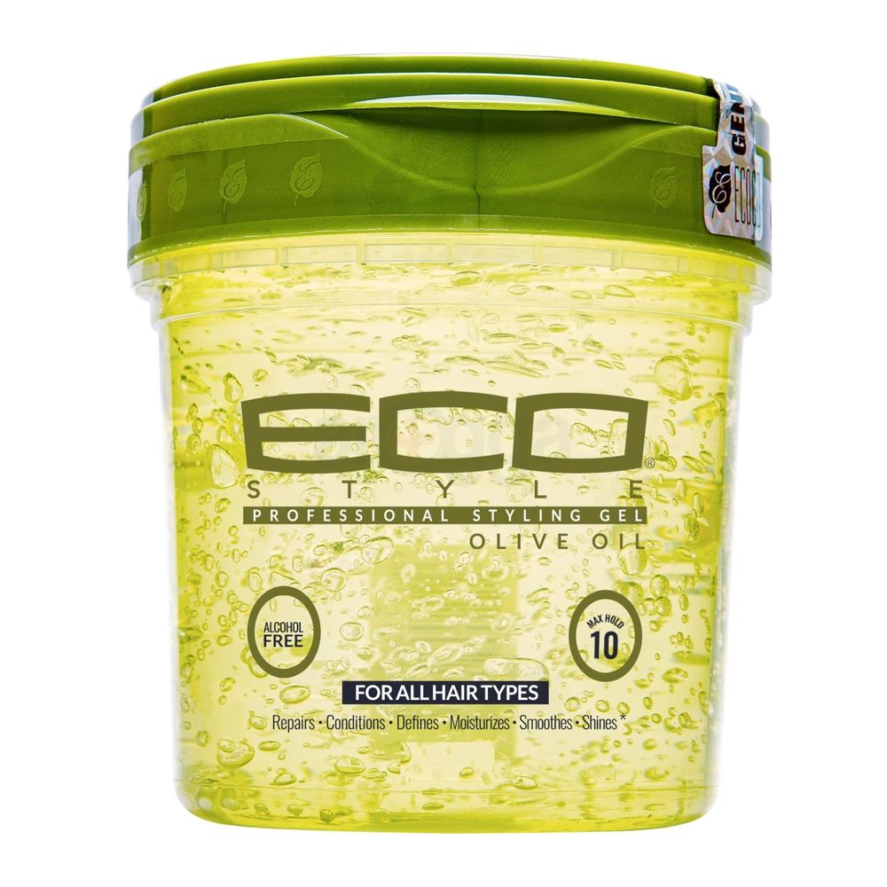 Eco Style Professional Styling Gel with Oilve Oil for All Hair Types  