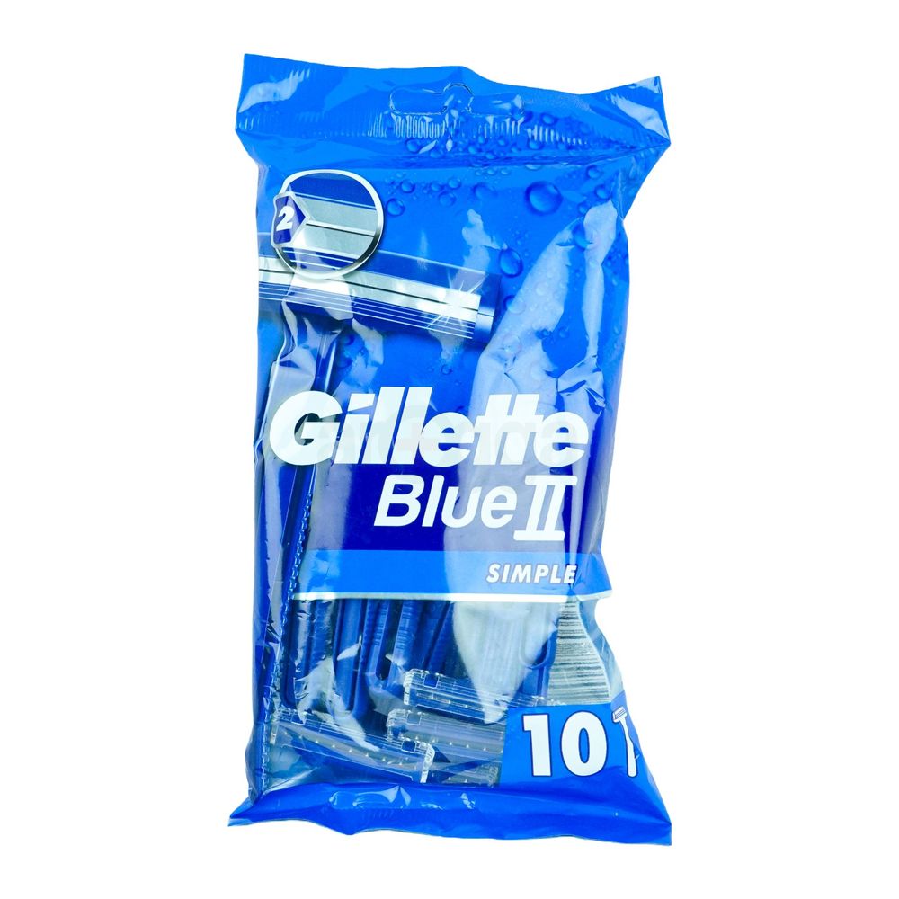 Gillette Blue 2 Simple 10 pcs Disposable Razors  
