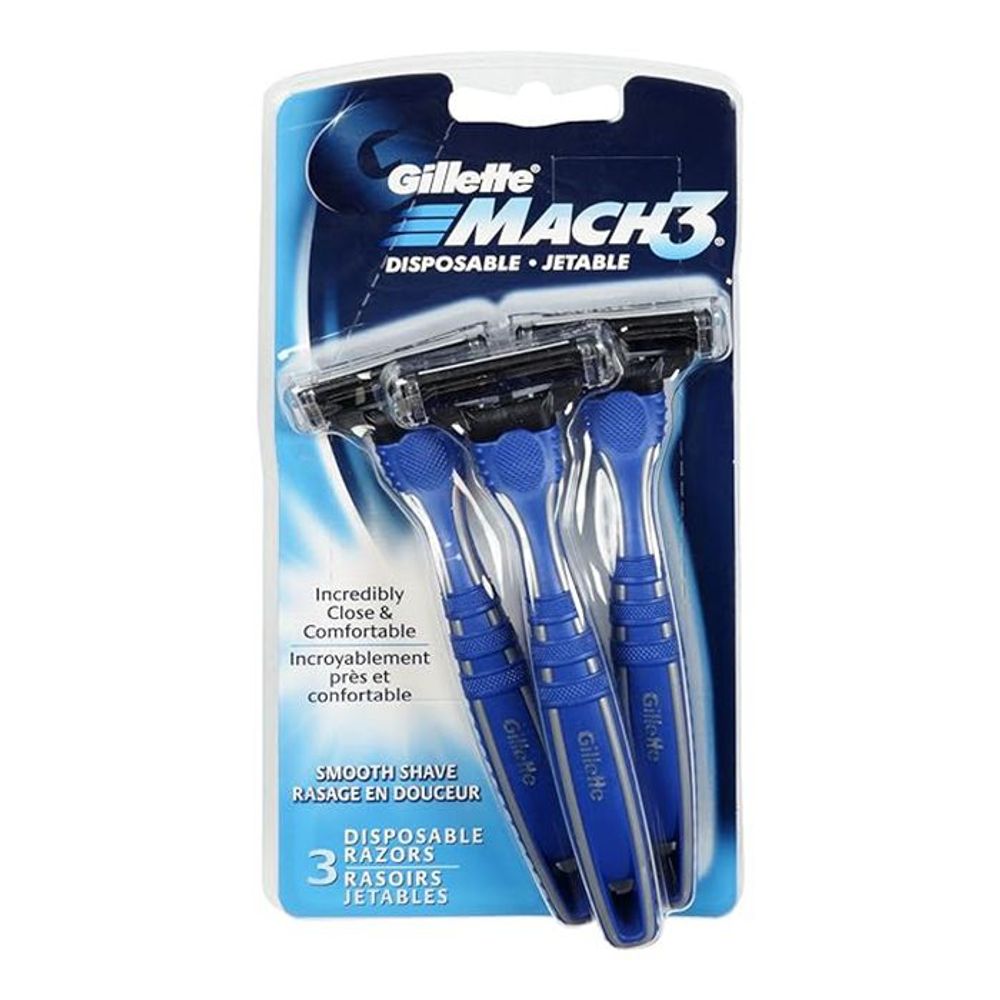 Gillette Mach3 Smooth Men's Disposable Razors  