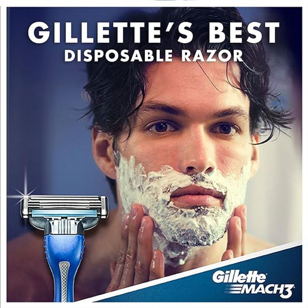 Gillette Mach3 Smooth Men's Disposable Razors  
