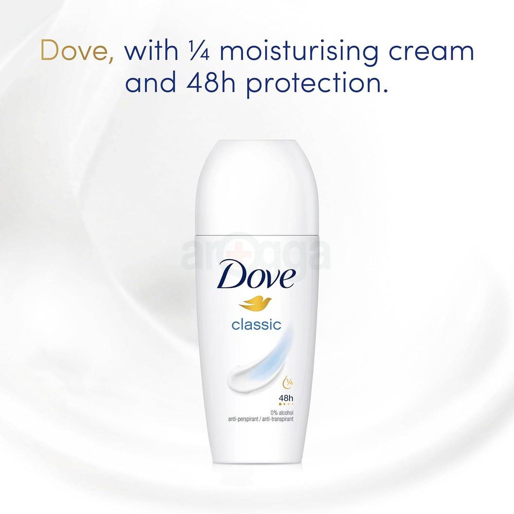 Dove Classic 48H Roll-On Anti-Perspirant  