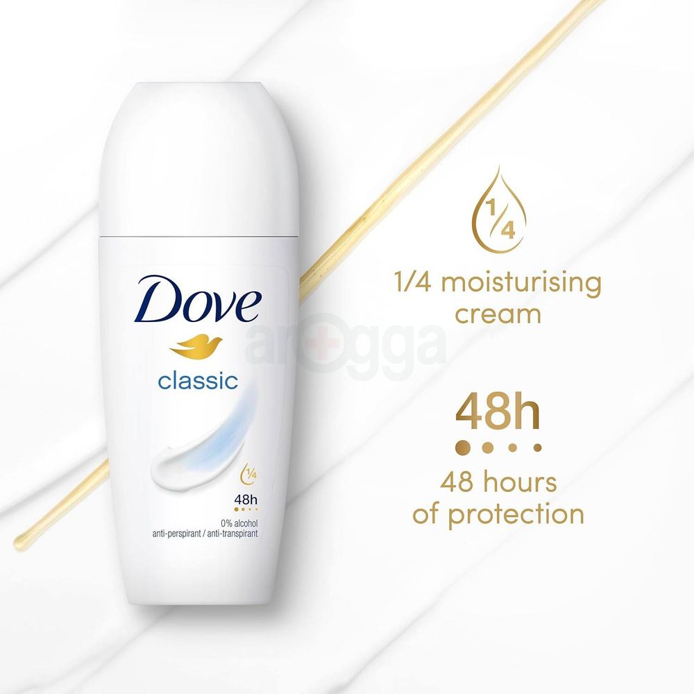 Dove Classic 48H Roll-On Anti-Perspirant  