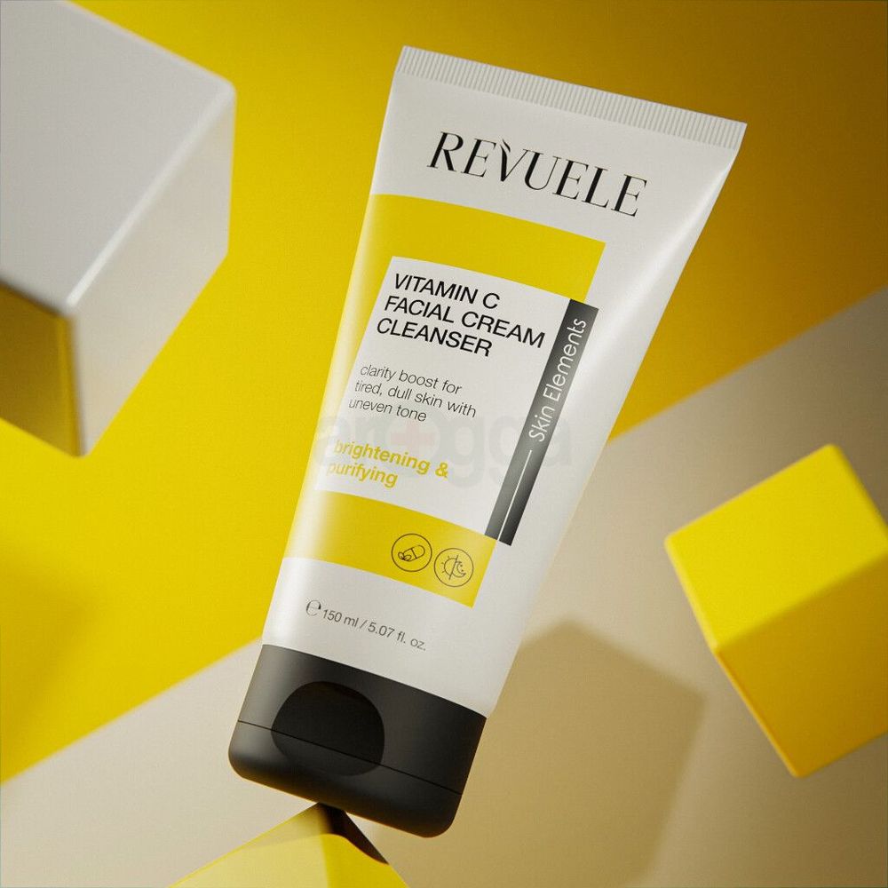 Revuele Vitamin C Brightening & Hydrating Cleanser SPF 20 for Tired,Dull Skin  