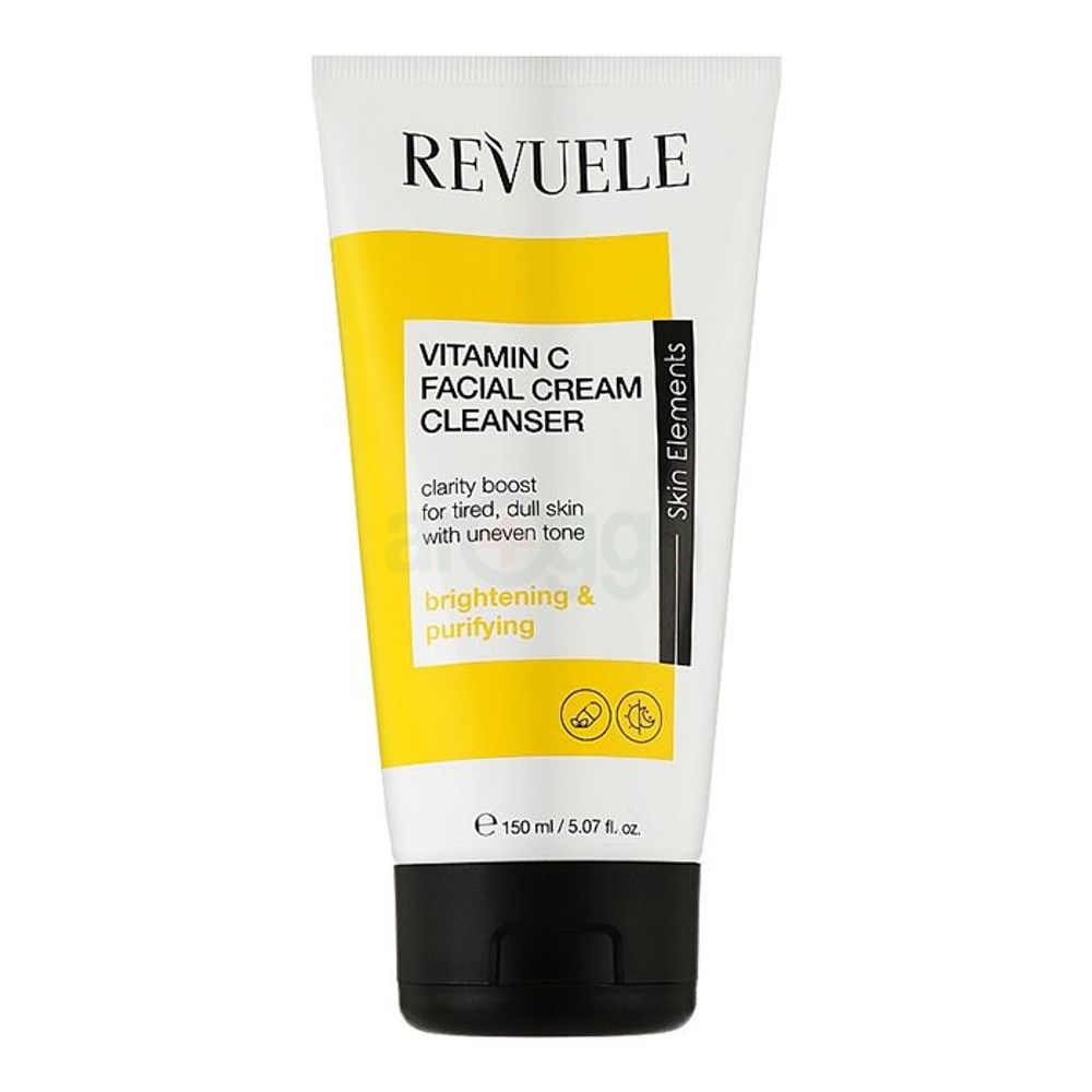 Revuele Vitamin C Brightening & Hydrating Cleanser SPF 20 for Tired,Dull Skin  
