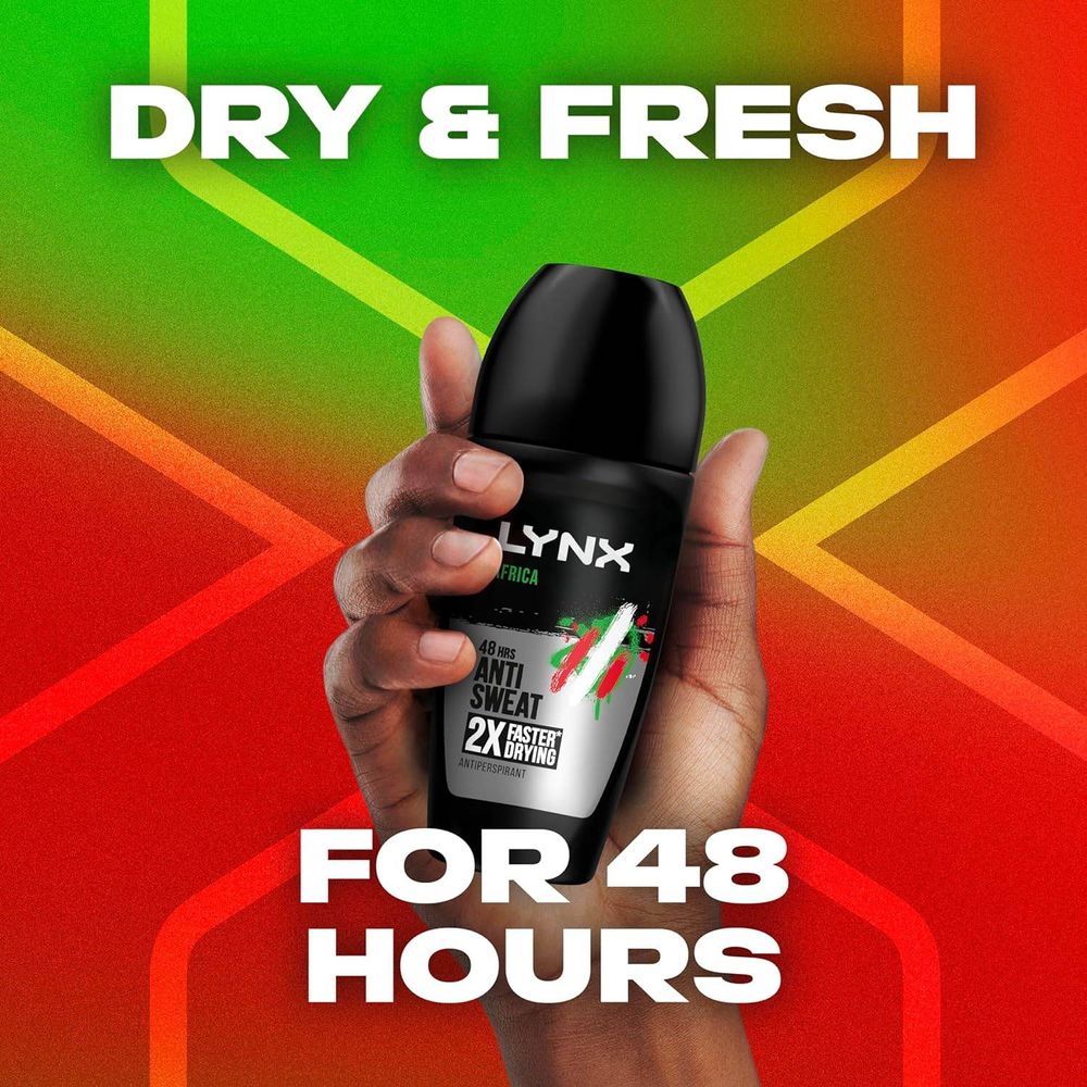 Lynx Africa 48HRs Antiperspirant Anti Sweat  