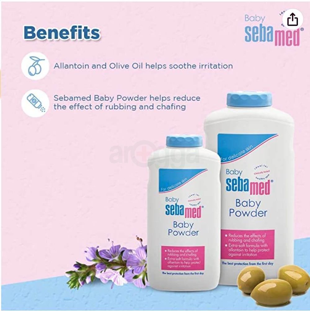 Sebamed Baby Powder with Olive Oil for Delicate Skin 200g  