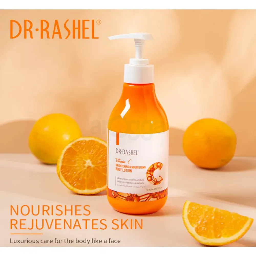 Dr. Rashel Vitamin C Brightening & Nourishing Body Lotion for All Skin Types  