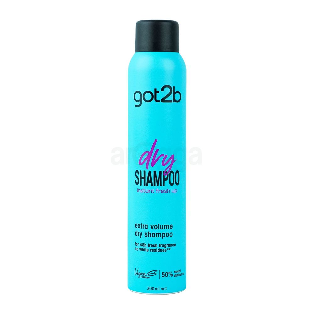 Schwarzkopf Got2b Instant FreshUp Extra Volume Dry Shampoo for 48hr Fresh Fragnance (Sky Blue)  