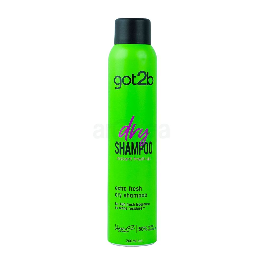 Schwarzkopf Got2b Instant FreshUp Extra Fresh Dry Shampoo for 48hr Fresh Fragrance ( Green)  