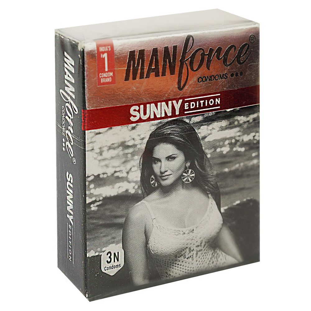 Manforce Sunny Edition Ribbed & Dotted Condoms - 3's Pack  