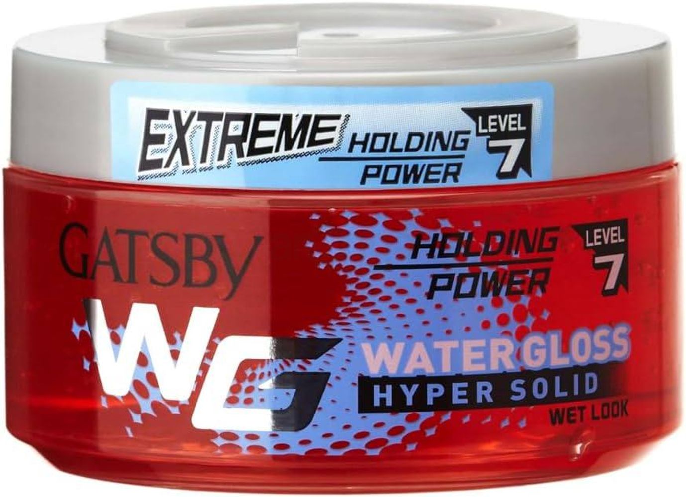 Gatsby Level 7 Water Gloss Hair Gel ( Hyper Solid- Red)  