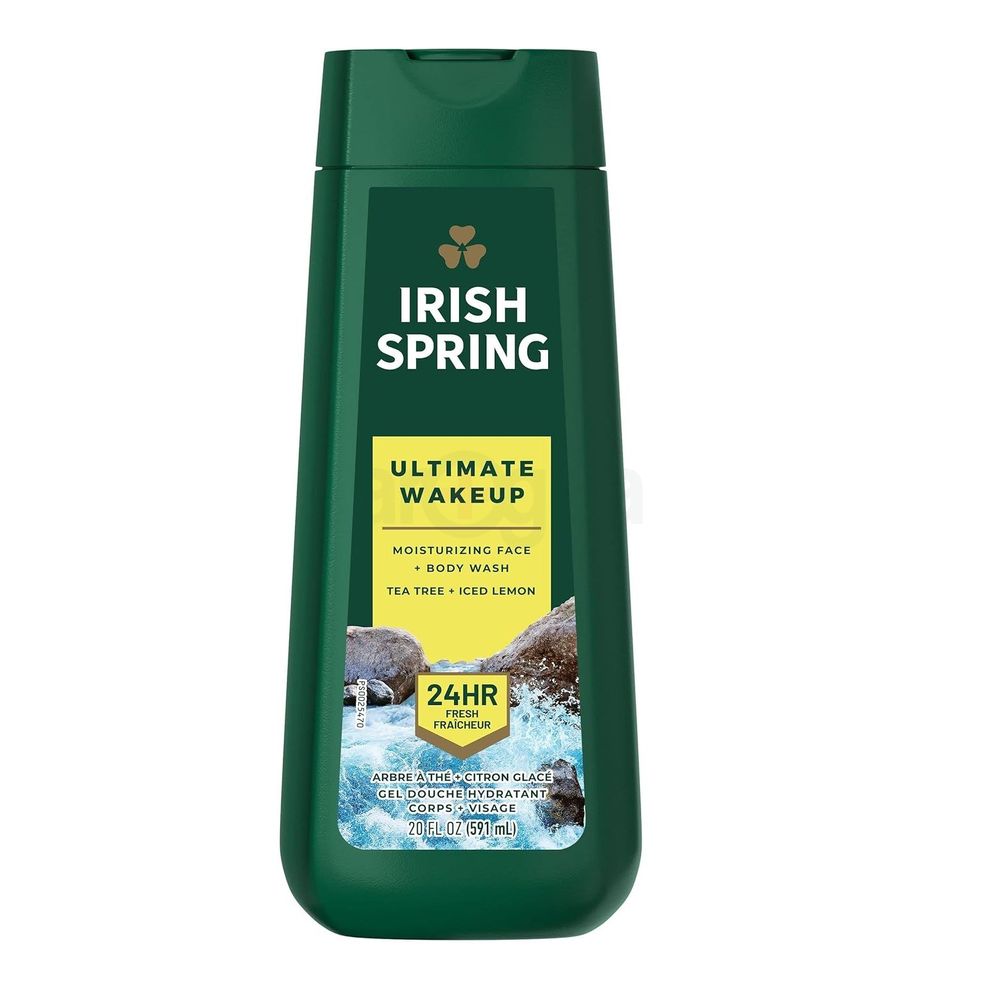 Irish Spring Ultimate Wakeup Moisturizing Face + Body Wash  