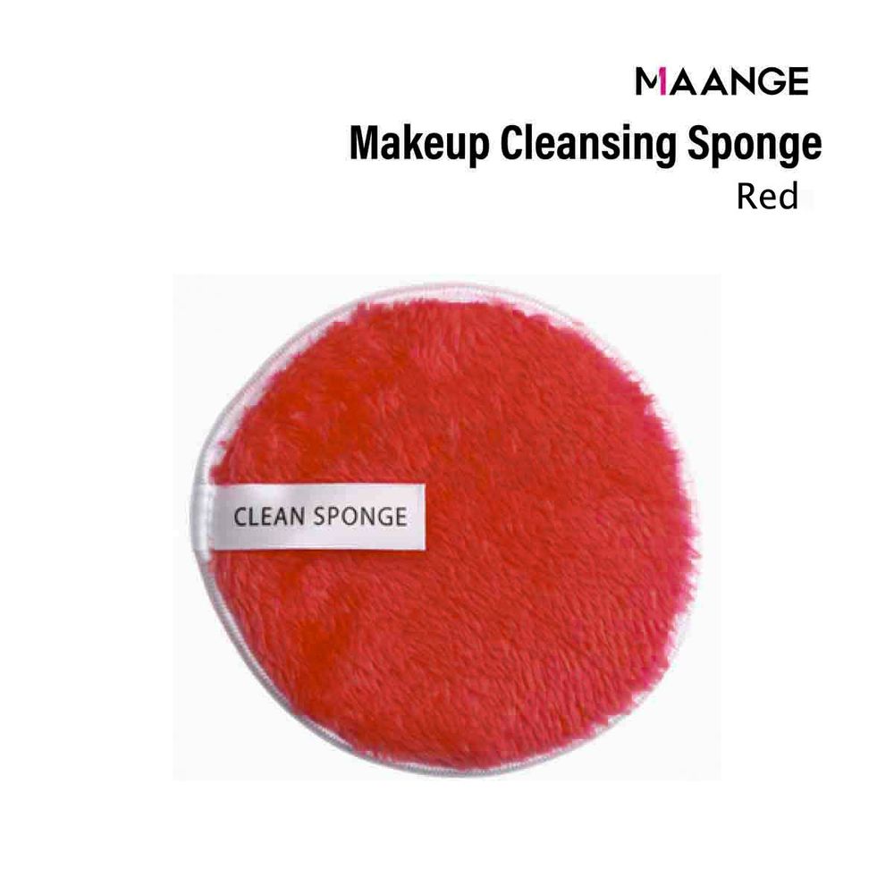 Maange Makeup Clean Sponge - Red  