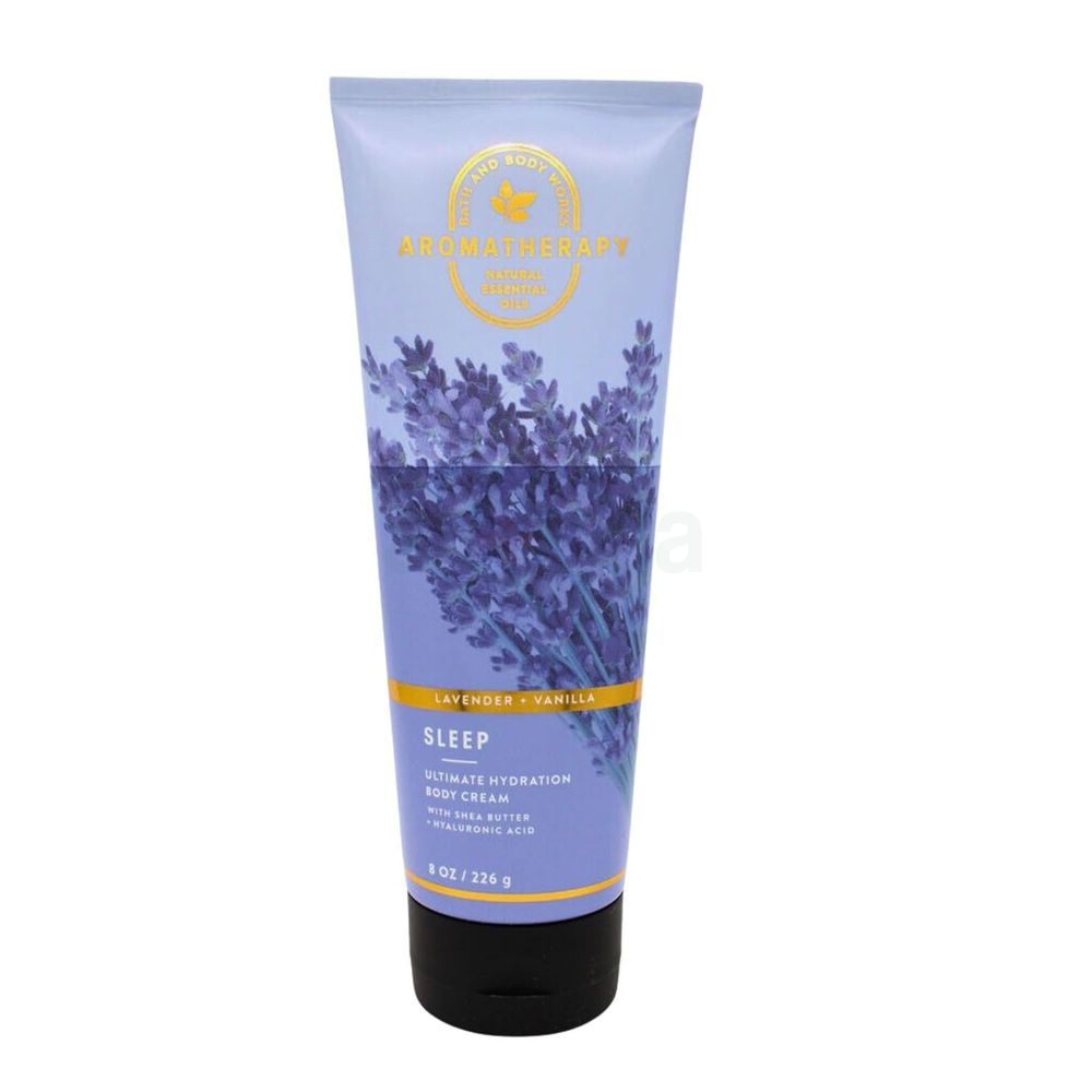 Bath and Body Works Aromatherapy Lavender Vanilla Sleep Ultimate Hydration Body Cream  