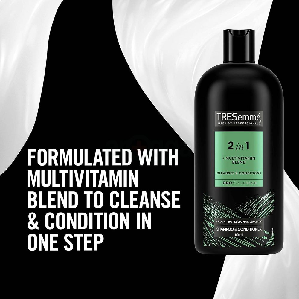 Tresemme 2 in 1 Multivitamin Blend Cleanses & Conditions Shampoo & Conditioner  