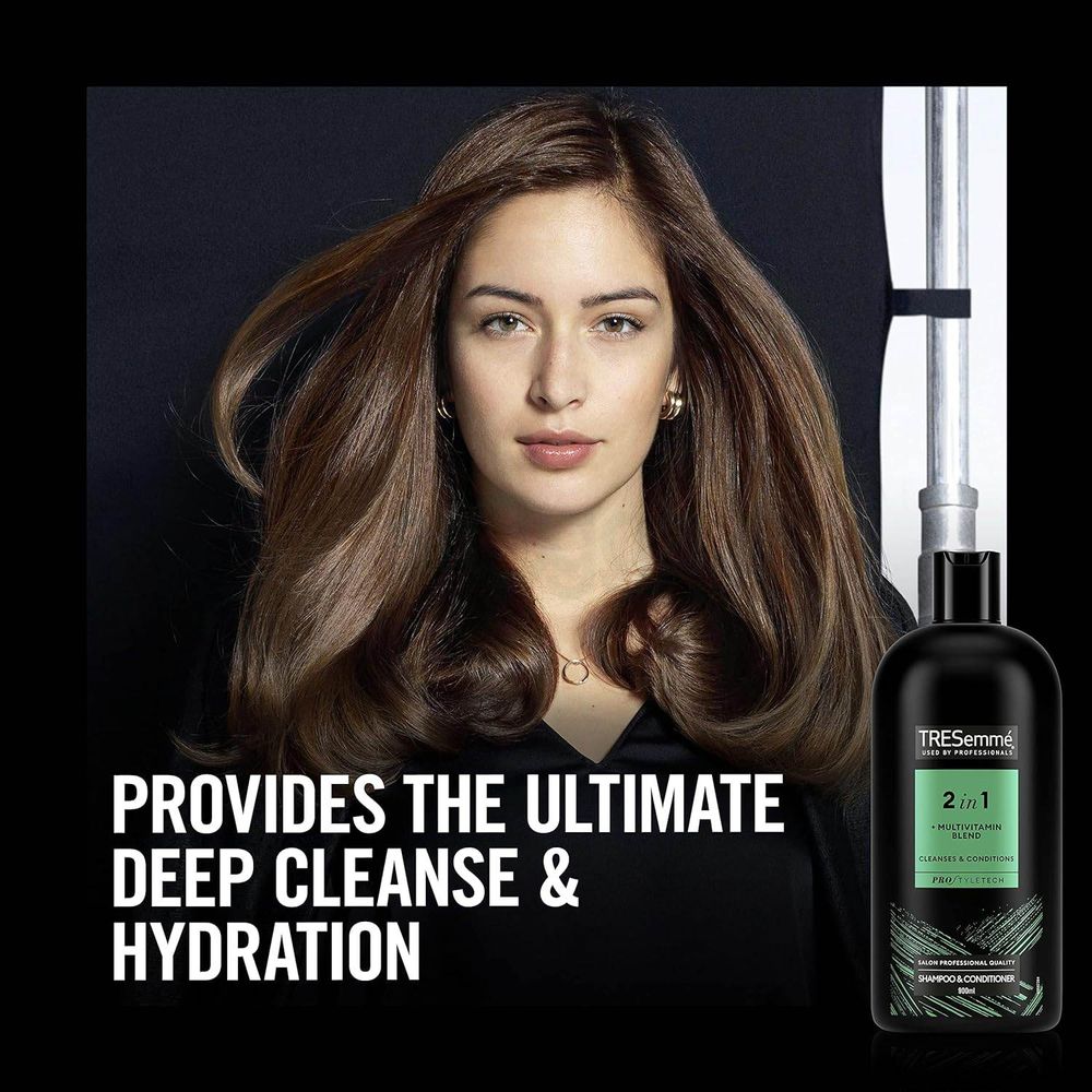 Tresemme 2 in 1 Multivitamin Blend Cleanses & Conditions Shampoo & Conditioner  