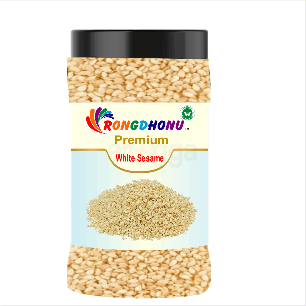 Rongdhonu Premium White Sesame (সাদা তিল) 
  
