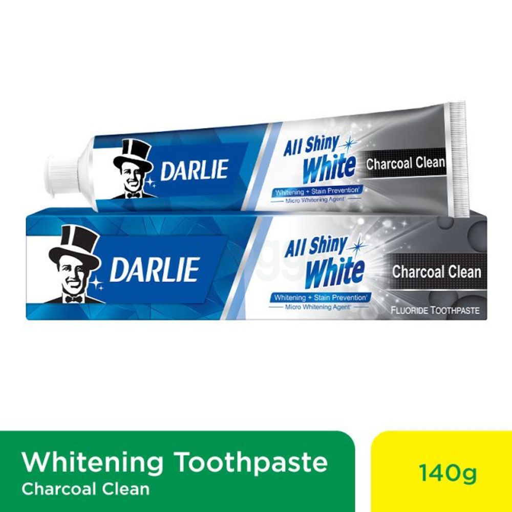 Darlie All Shiny Wite Charcoal Clean Fluoride Toothpaste  