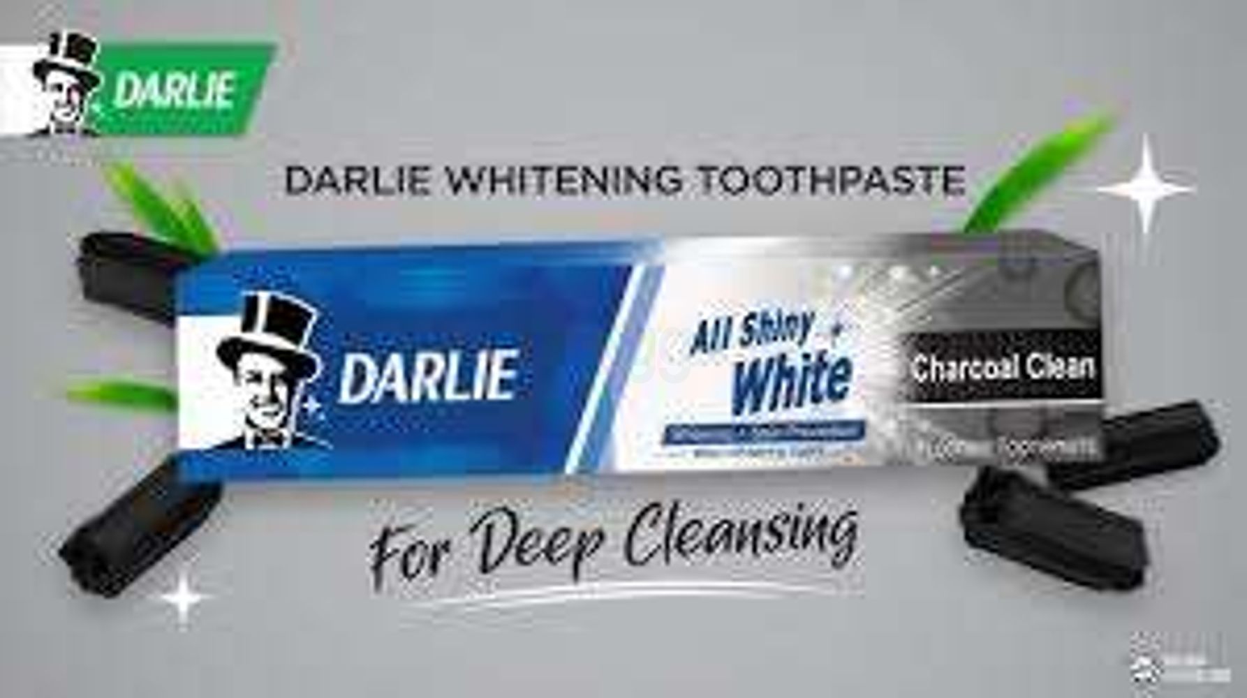 Darlie All Shiny Wite Charcoal Clean Fluoride Toothpaste  