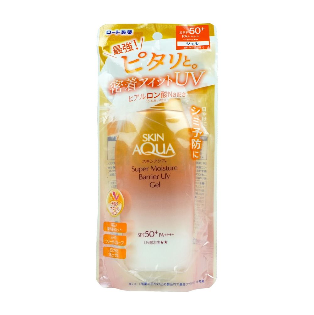 Rohto Skin Aqua Super Moisture Barrier UV Gel Sunscreen SPF 50+ PA ++++  